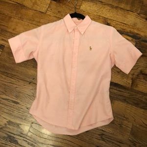 Ralph Lauren button down short sleeve shirt